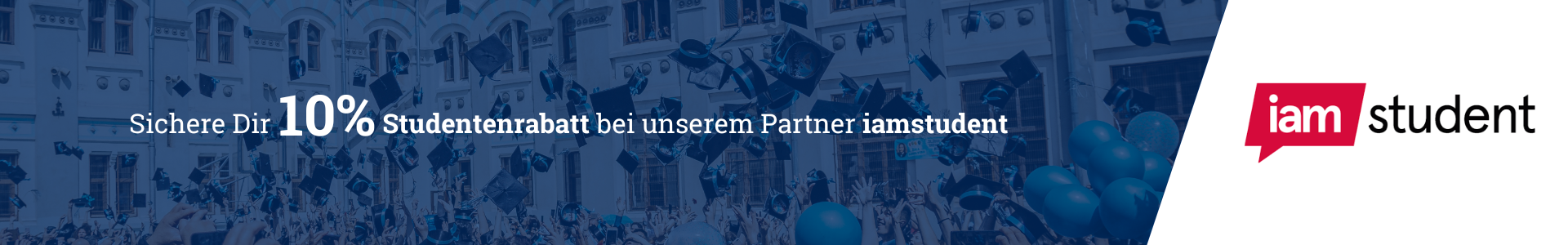 Sichere Dir 10% bei unserem Partner studentenrabatt.de