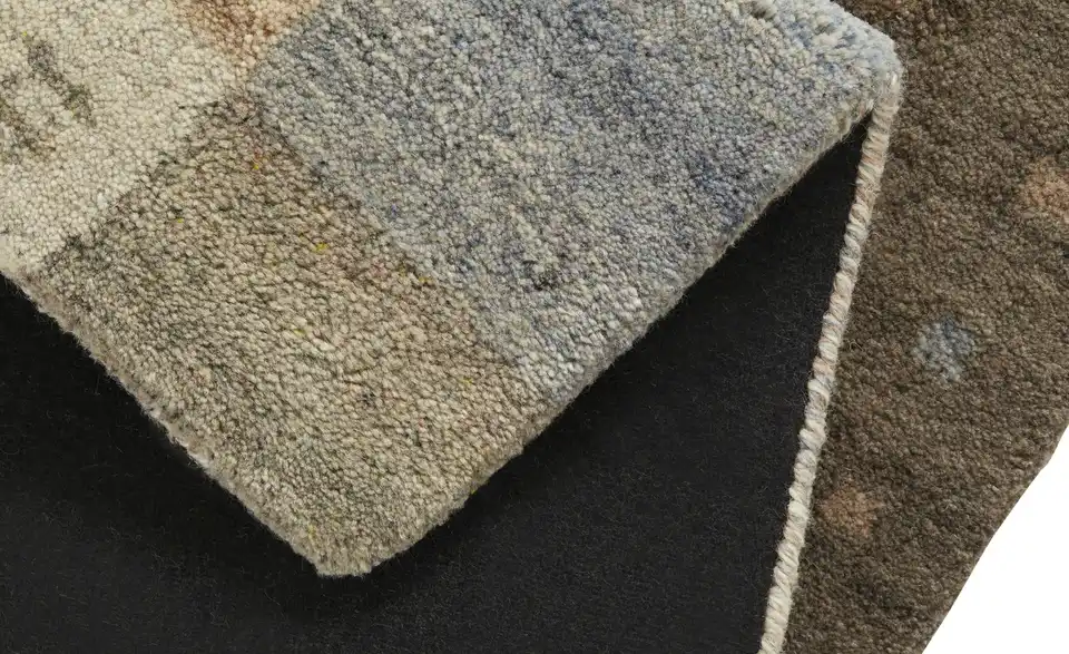 Kurzflorteppich Uvita Noir, Detailansicht