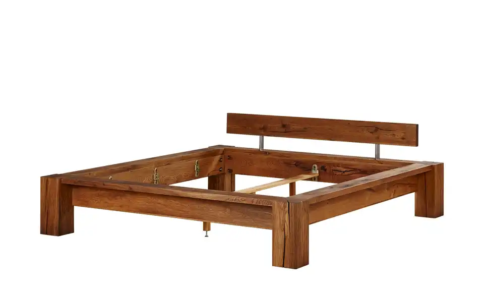 Bettgestell Kingston aus Massivholz, Perspektive