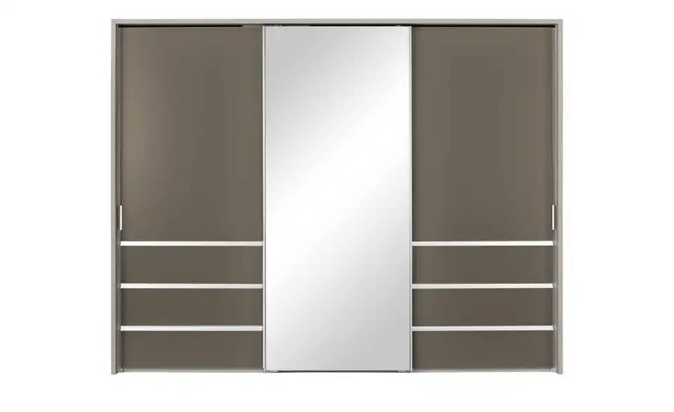 Schwebetürenschrank, 3-türig Mitta, Frontansicht