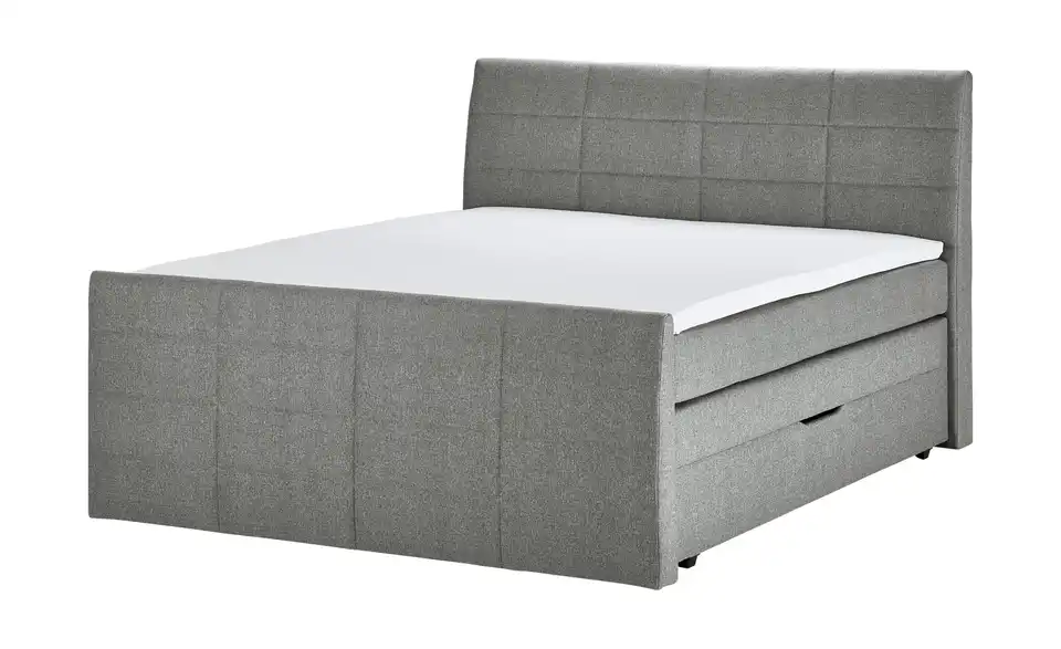 Boxspringbett Baron mit Bettkasten und Topper, Perspektive