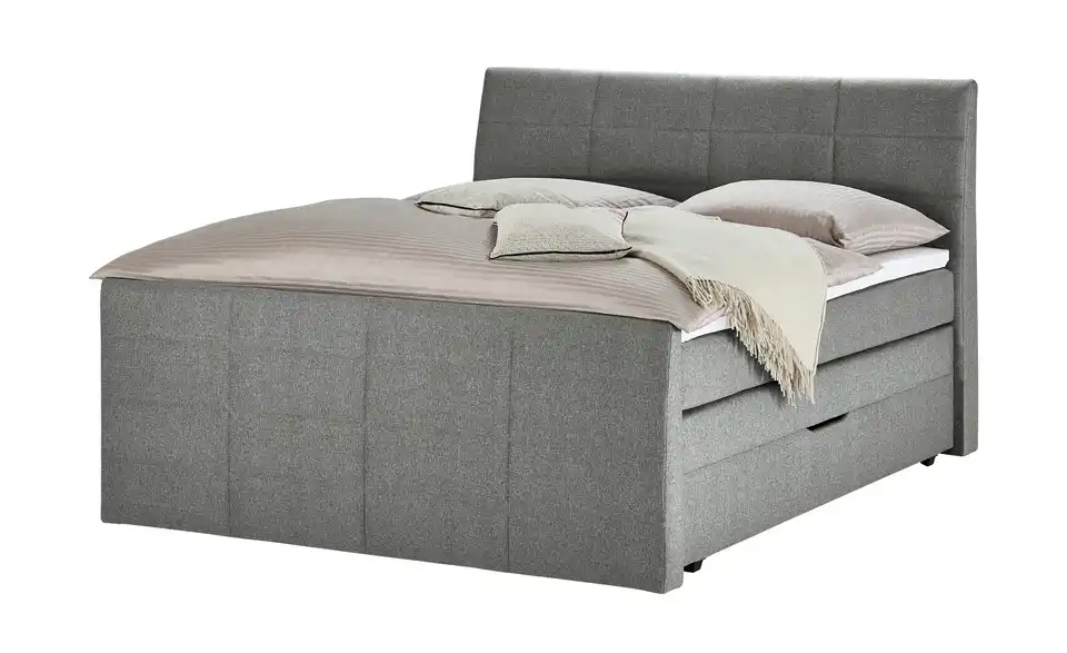 Boxspringbett Baron mit Bettkasten und Topper, Perspektive