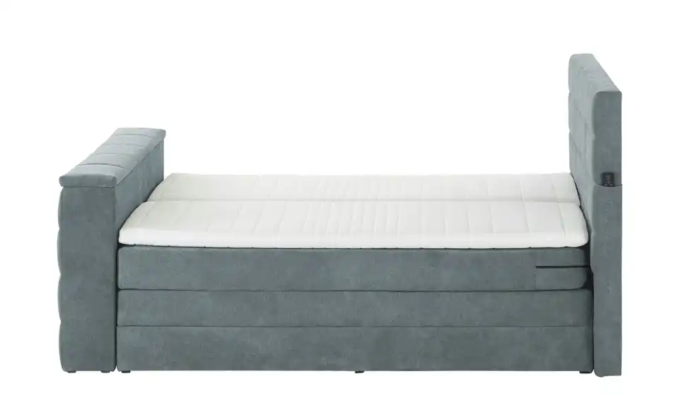 uno TV-Boxspringbett Dillon mit motorischer TV-Halterung, Profilansicht