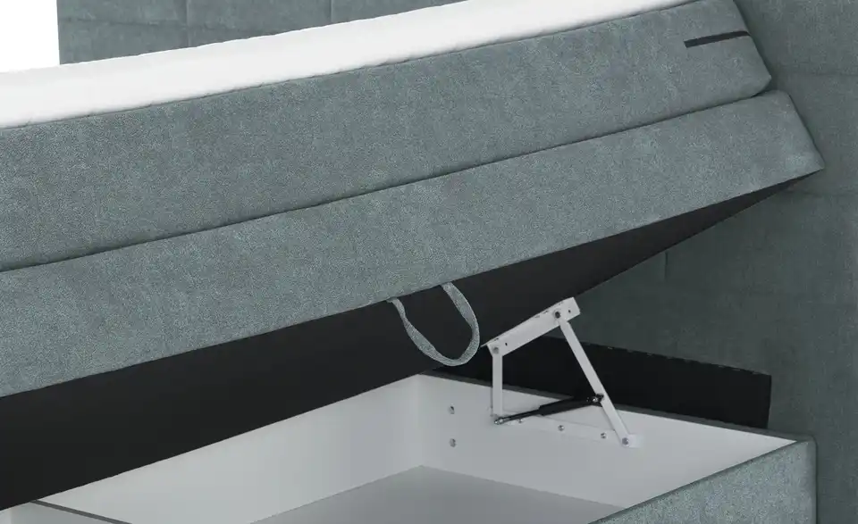 uno TV-Boxspringbett Dillon mit motorischer TV-Halterung, Detailansicht