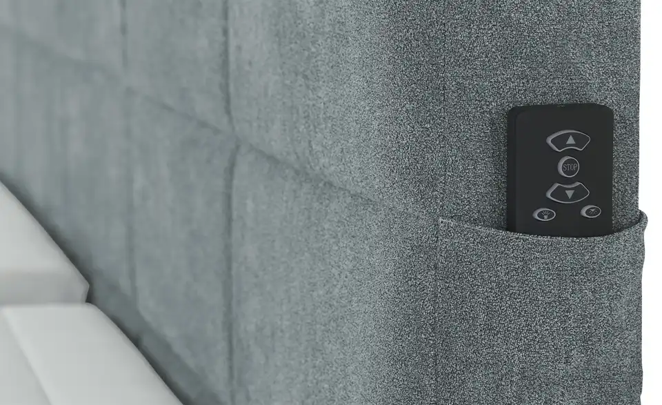 uno TV-Boxspringbett Dillon mit motorischer TV-Halterung, Detailansicht