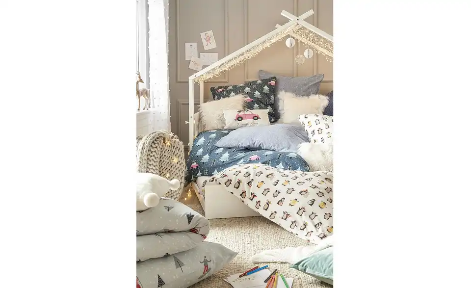 como Kissen Knut, in Wohnsituation