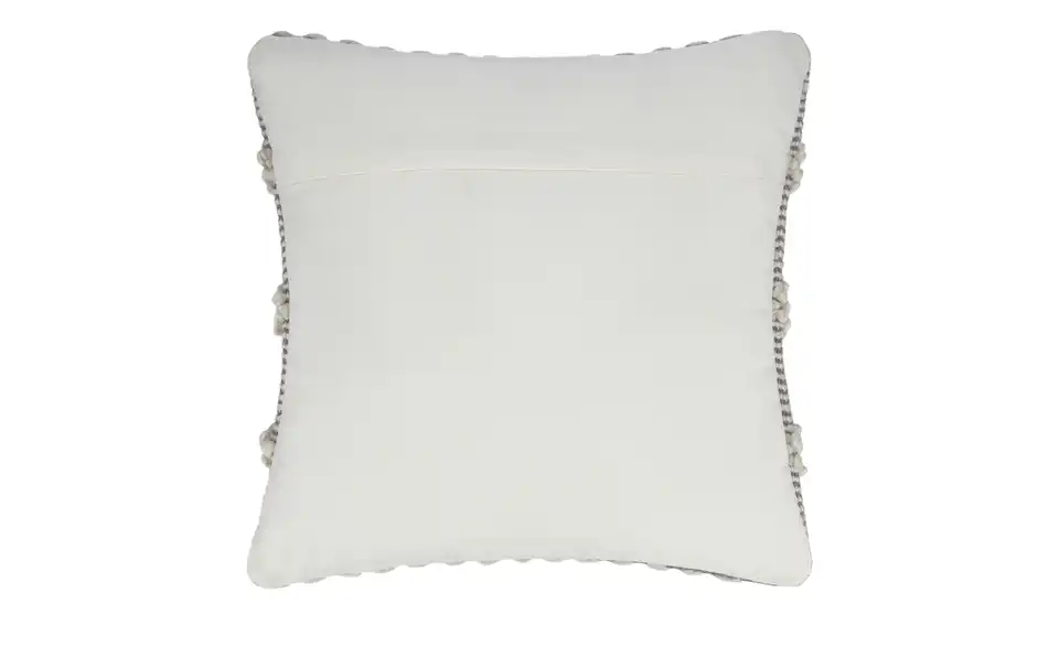 HOME STORY Kissen Grobflechtoptik, Rückansicht