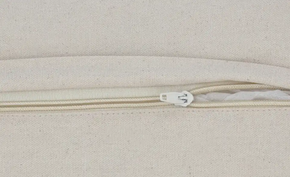 como Kissen Macrameoptik, Naht