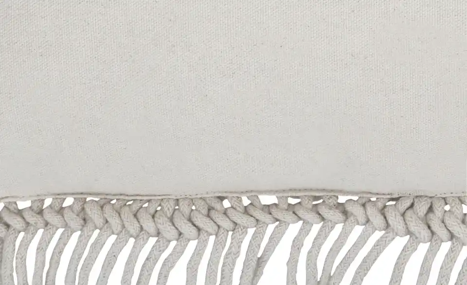 como Kissen Macrameoptik, Naht