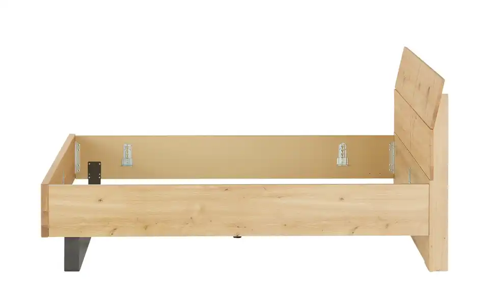 Woodford Bettgestell Smilla teilmassiv, Profilansicht