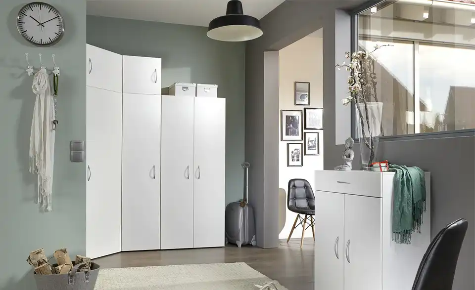 Schrank, 1-türig Multischrank-System, in Wohnsituation