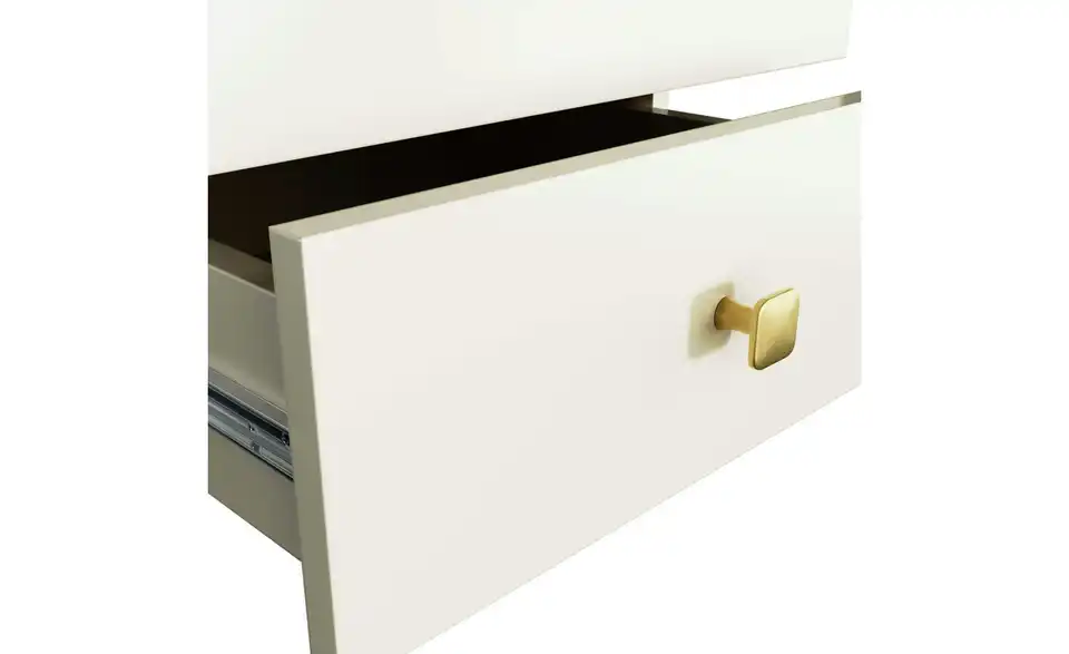 Nachttisch Luna mit 2 Schubladen, Detailansicht