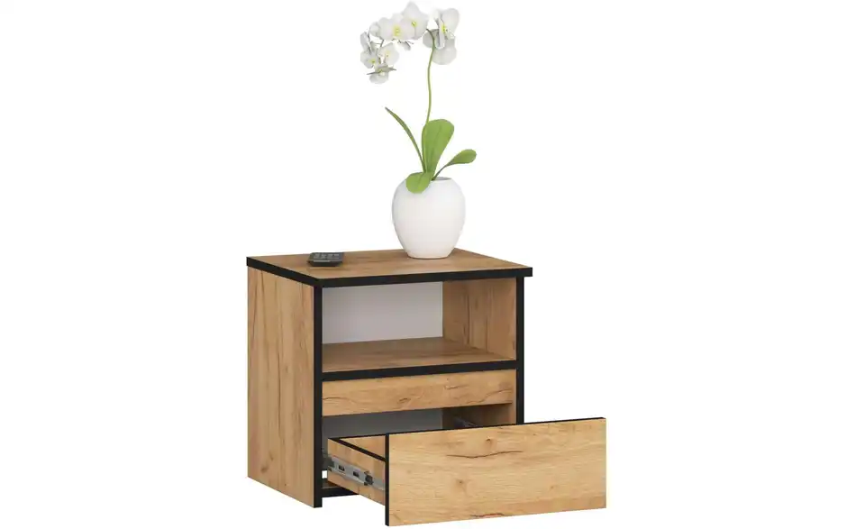 Nachttisch Carla, geöffnet