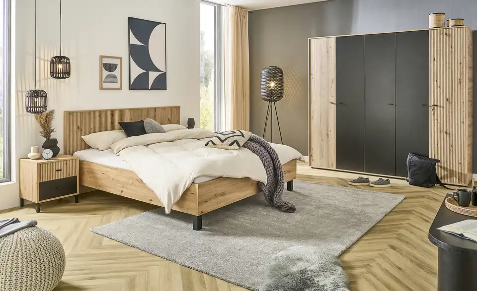 Nachtkommode Calvas, in Wohnsituation