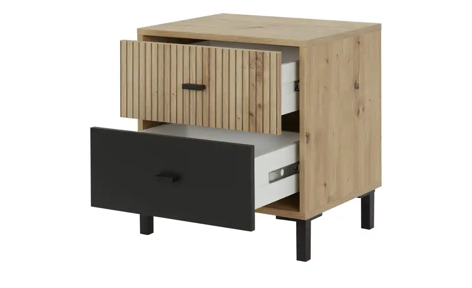 Nachtkommode Calvas, geöffnet