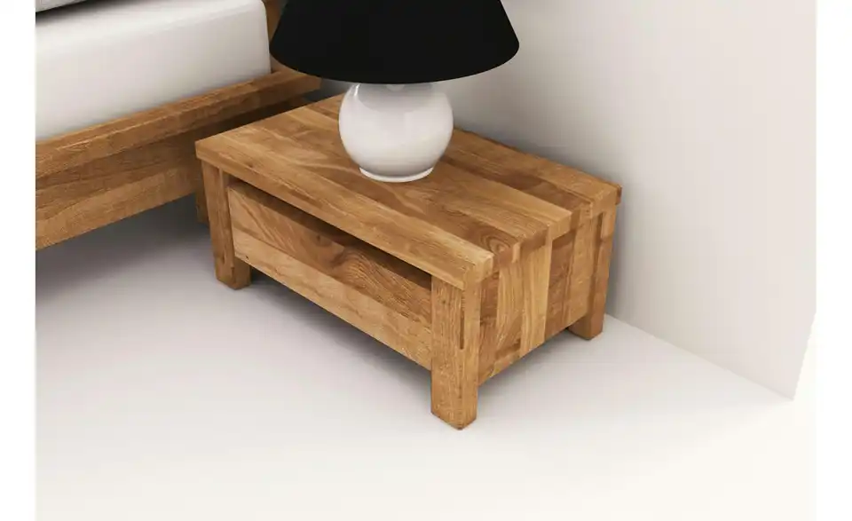 Nachttisch Theo mit 1 Schublade, in Wohnsituation