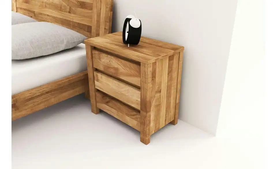 Nachttisch mit 3 Schüben, in Wohnsituation