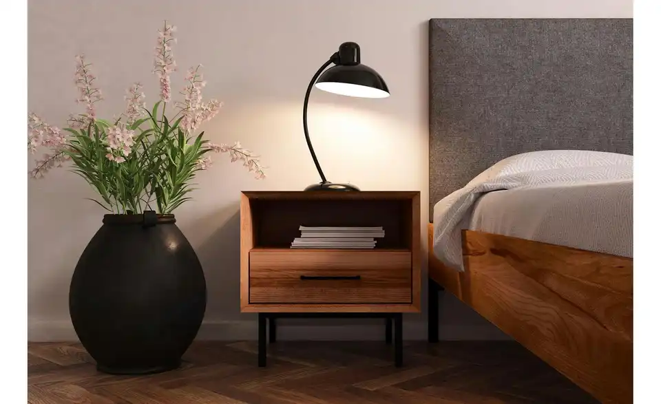 Nachttisch 1 Schub & 1 Fach, in Wohnsituation