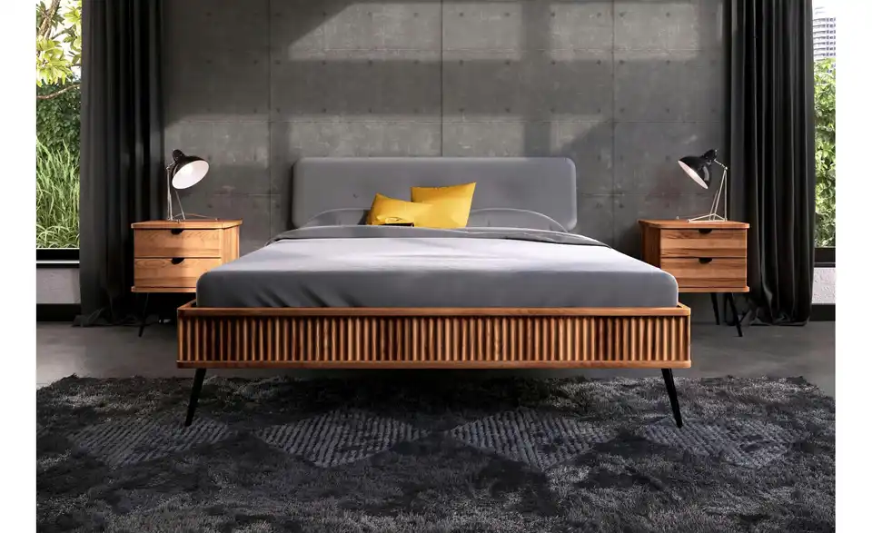 Nachttisch mit 2 Schüben, in Wohnsituation