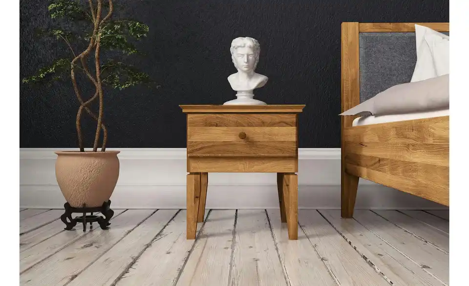 Nachttisch mit 1 Schub, in Wohnsituation