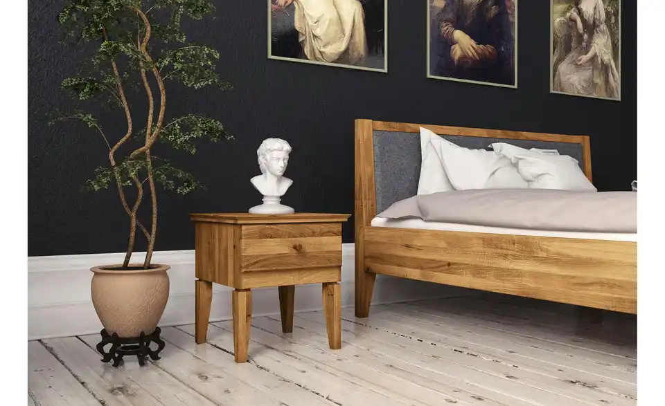 Nachttisch mit 1 Schub, in Wohnsituation