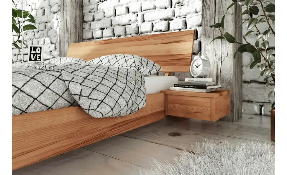 Nachttisch hängend, in Wohnsituation