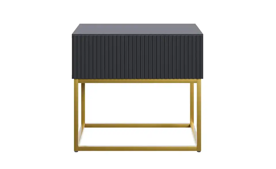 Selsey Nachtkommode Veldio mit Kufengestell, Frontansicht