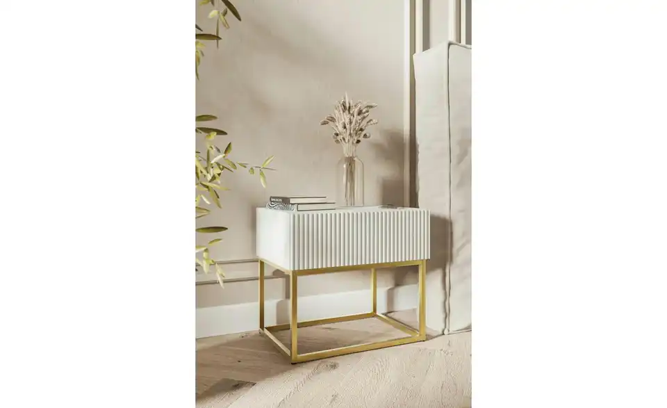 Selsey Nachtkommode Veldio mit Kufengestell, in Wohnsituation