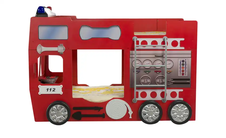 Autobett Feuerwehr, Frontansicht