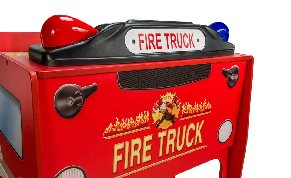 Autobett Feuerwehr, Detailansicht