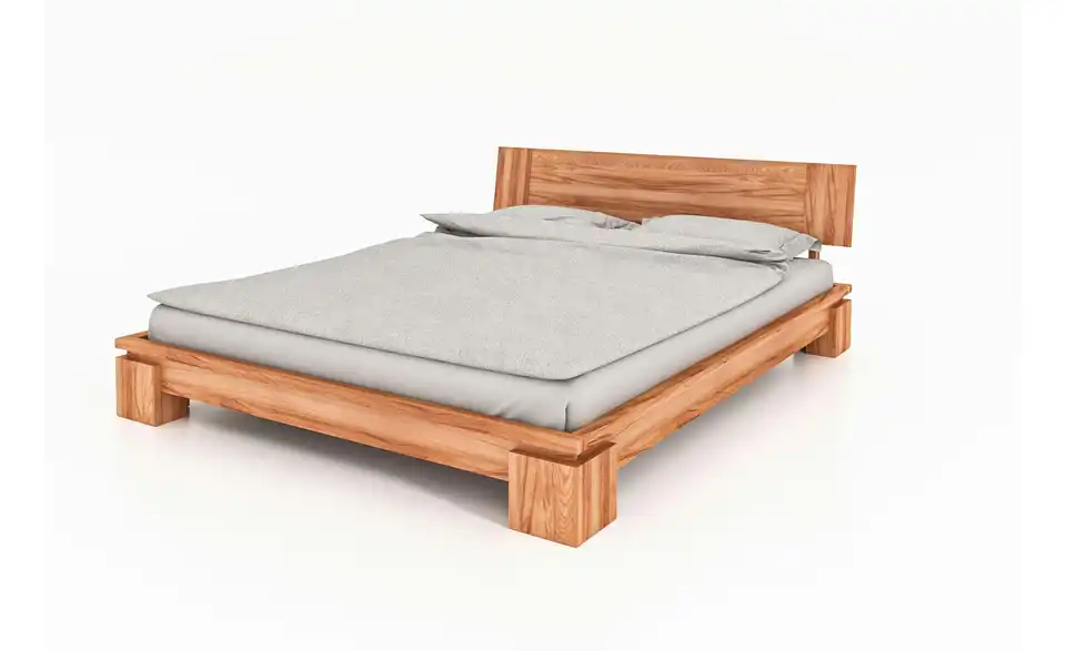 Massivholzbett Theo niedrig, Perspektive