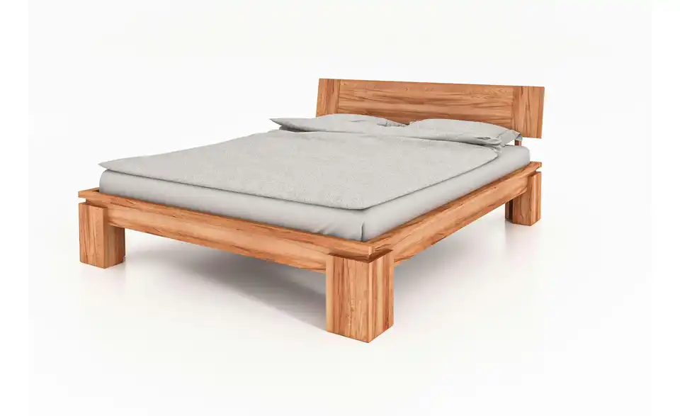 Massivholzbett Theo hoch, Perspektive