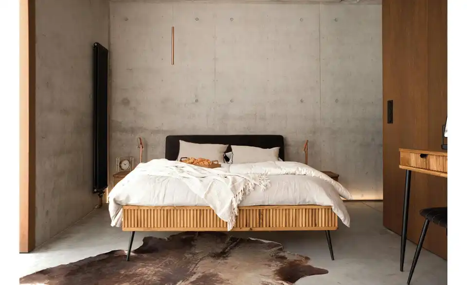 Massivholzbett Nico, in Wohnsituation