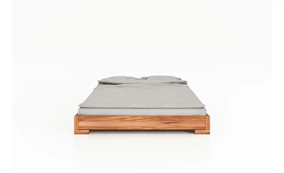 Massivholzbett Felix ohne Kopfteil, Frontansicht