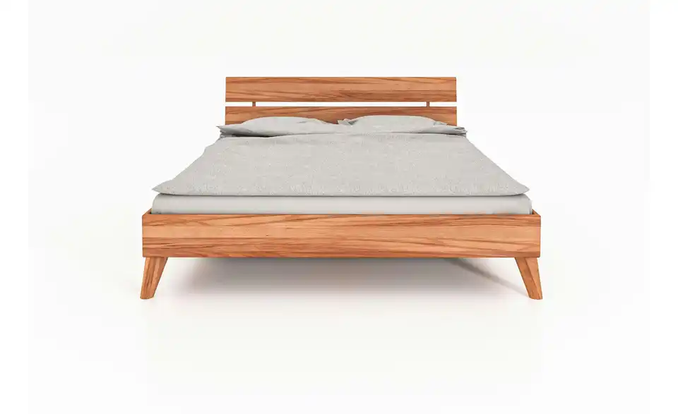 Massivholzbett, Frontansicht
