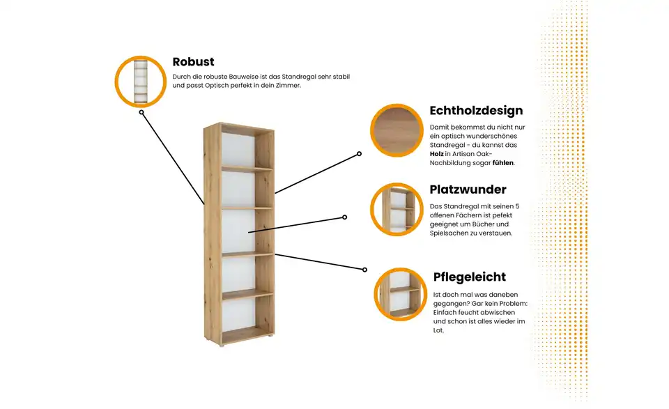 Kinderzimmer 4er-Set Alessio, Bild mit Text