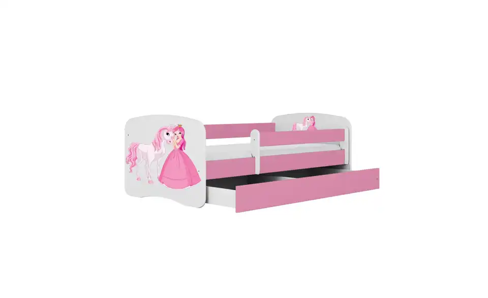 Bett Prinzessin mit Pferd, geöffnet