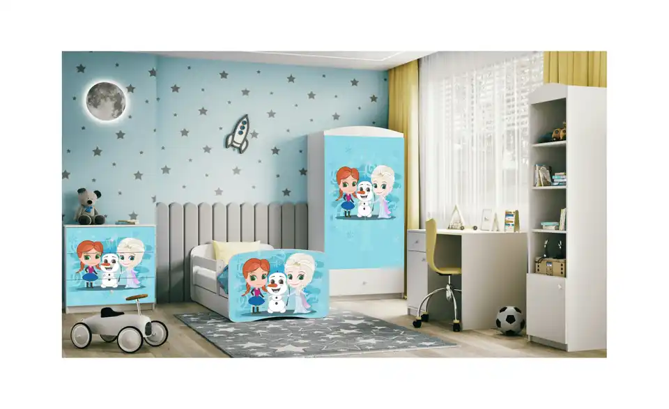 Bett Eiskönigin, in Wohnsituation