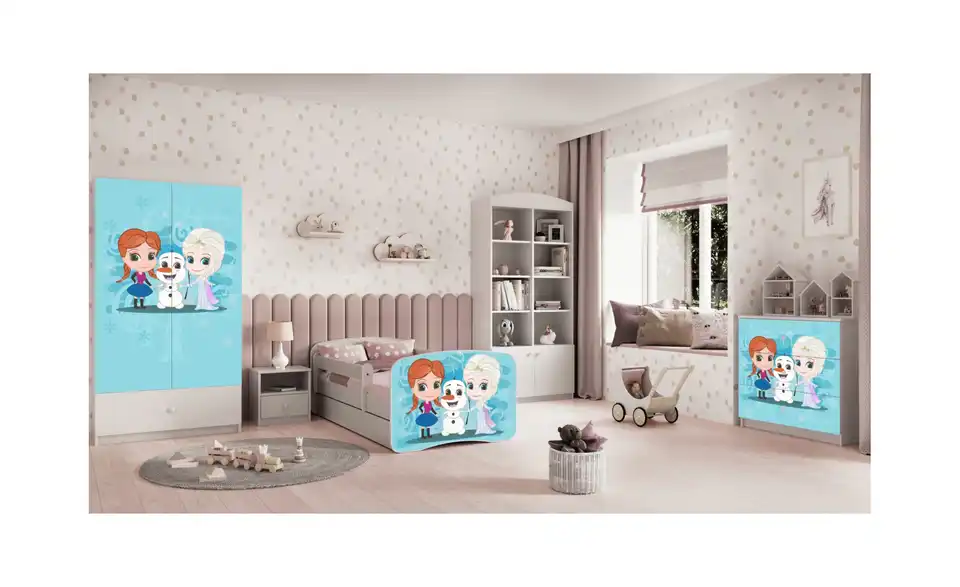 Bett Eiskönigin, in Wohnsituation