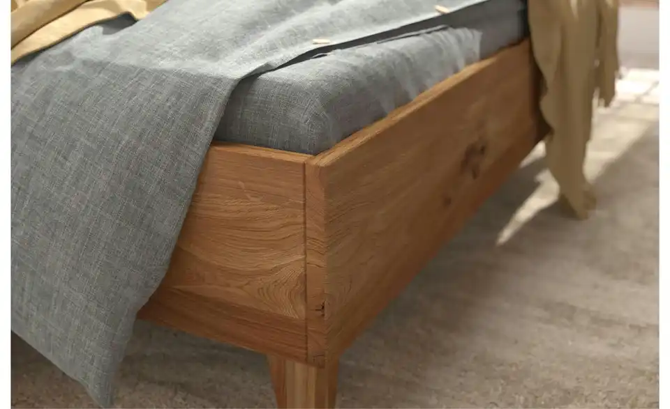 Massivholzbett Frida Eiche, Detailansicht