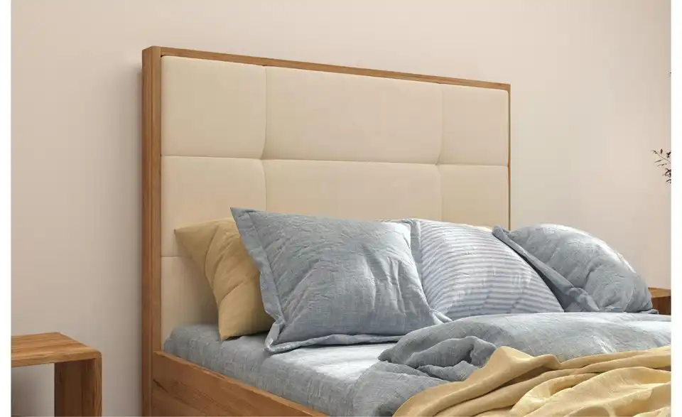 Massivholzbett Frida Eiche, Detailansicht