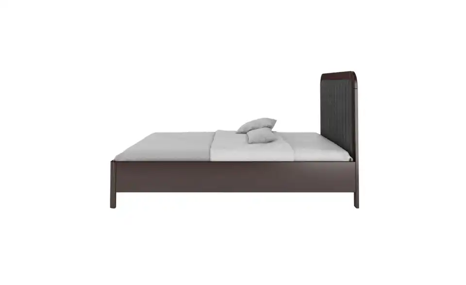 Massivholzbett Wenge 140x200, Profilansicht