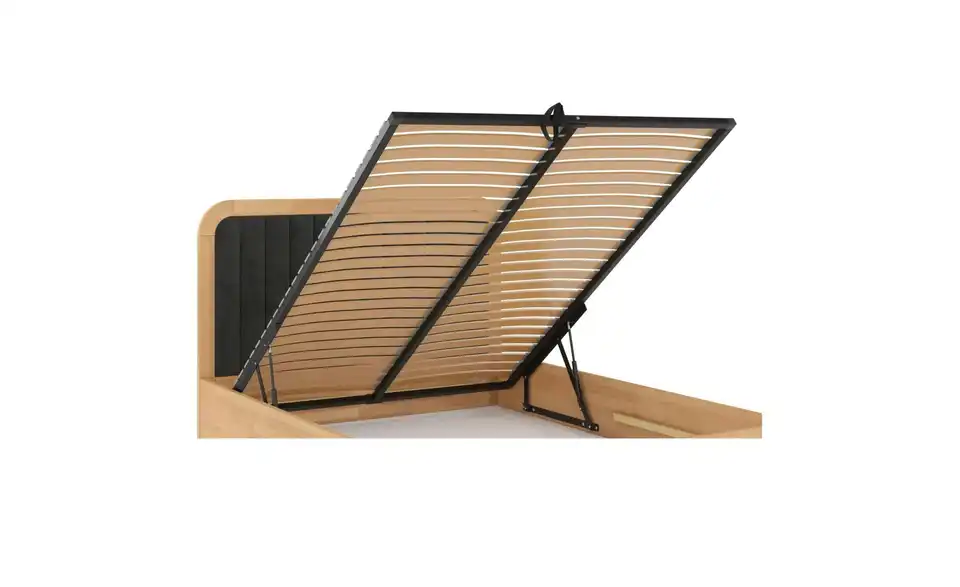 Massivholzbett Modena, Detailansicht