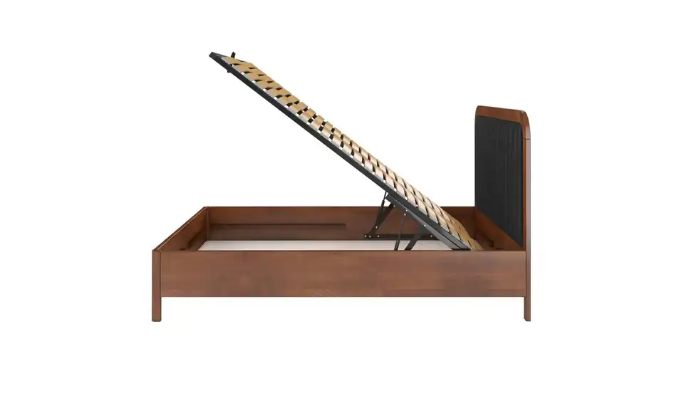 Massivholzbett Modena, Profilansicht