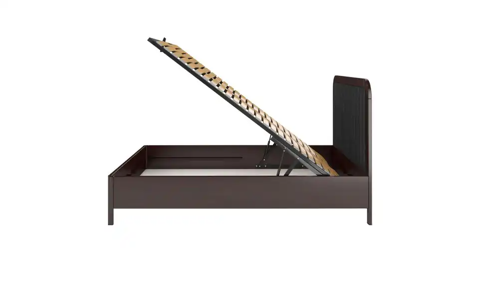 Massivholzbett Modena, Profilansicht