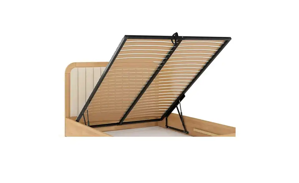 Massivholzbett Modena, Detailansicht