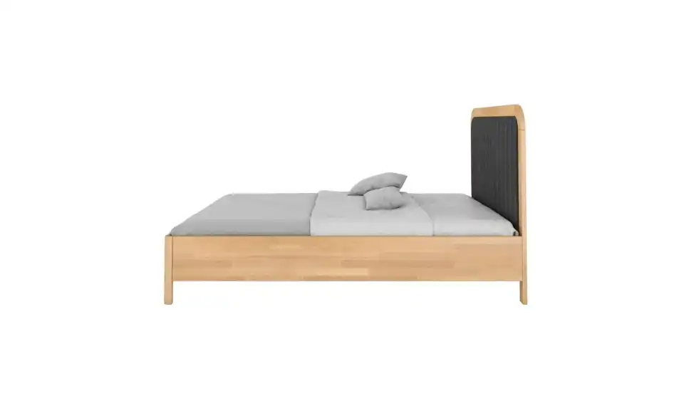 Massivholzbett Modena, Profilansicht