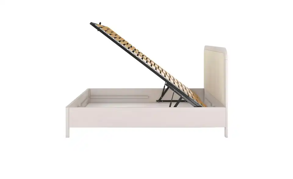 Massivholzbett Modena, Profilansicht