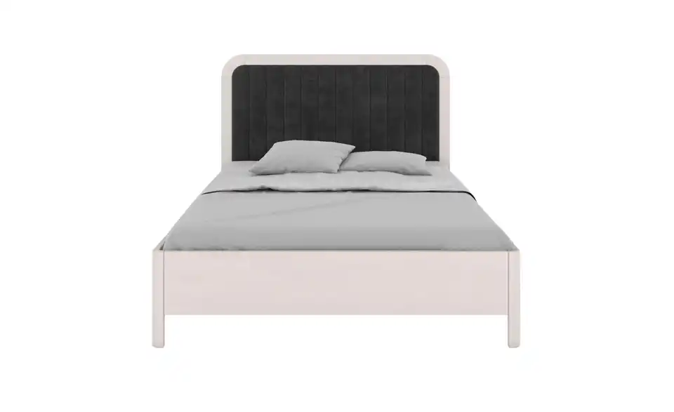 Massivholzbett Modena, Frontansicht