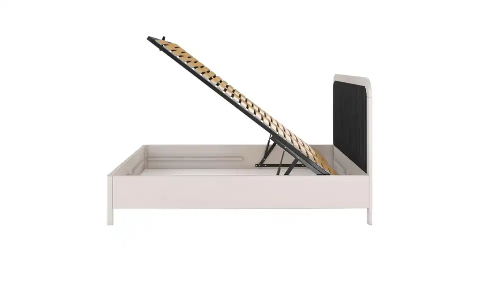 Massivholzbett Modena, Profilansicht